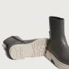 New HOFF BOTTE EN CUIR OFFICE GRIS