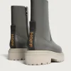 New HOFF BOTTE EN CUIR OFFICE GRIS