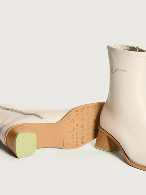 Clearance HOFF BOTTINE À TALON DATE OFF WHITE