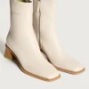Clearance HOFF BOTTINE À TALON DATE OFF WHITE