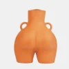 New HOFF LOVE HANDLES VASE ORANGE