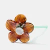 Discount HOFF MOUTHBLOWN CRYSTAL FLOWER BROWN