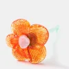 Shop HOFF MOUTHBLOWN CRYSTAL FLOWER ORANGE