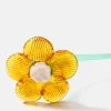 Discount HOFF MOUTHBLOWN CRYSTAL FLOWER MUSTARD